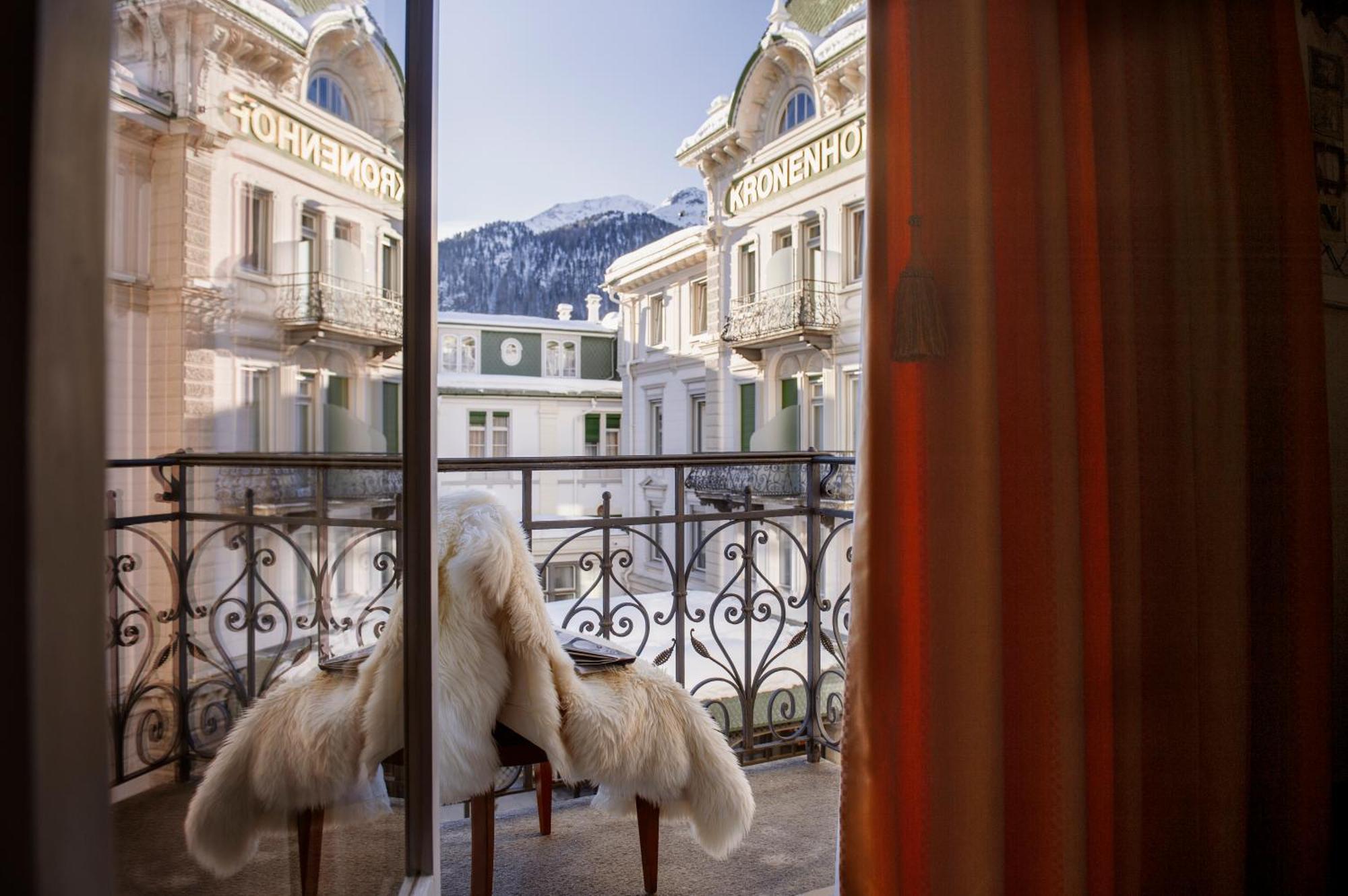 Grand Hotel Kronenhof Pontresina Zewnętrze zdjęcie